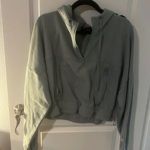 Mint green athletic hoodie